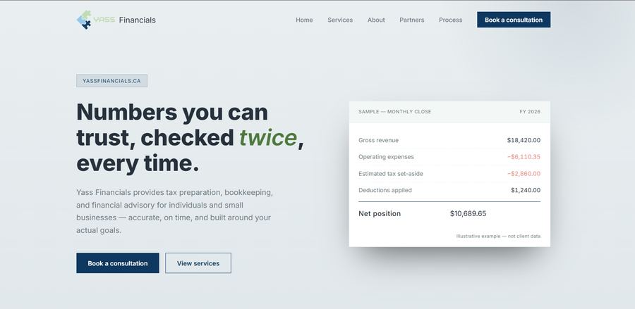 Yass Financials preview
